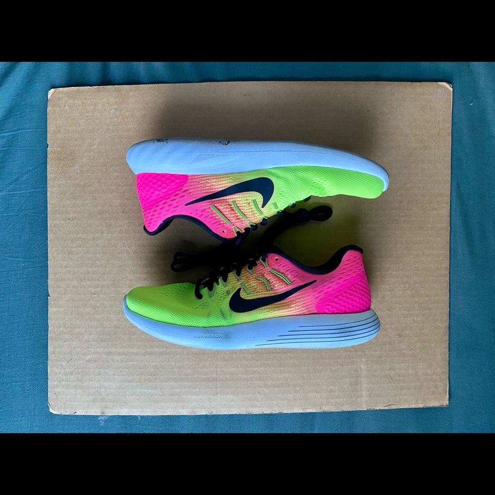 Men’s Nike Lunarglide 8 OC (Olympic Collection) Unlimited, Multicolor, Size 8